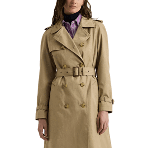 Lauren Ralph Lauren Belted Double-Breasted Trench Coat